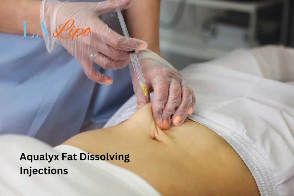woman having fat dissolving injections Northolt in the stomach