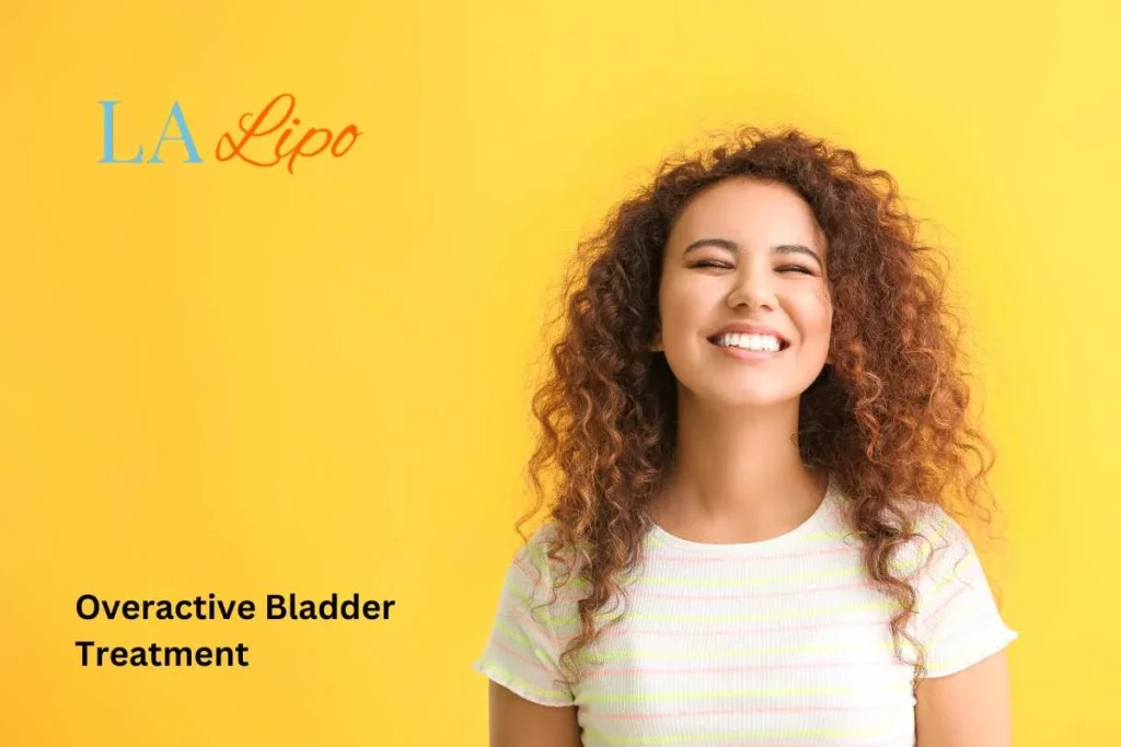 woman smiling about overactive bladder treatment Northolt solutions